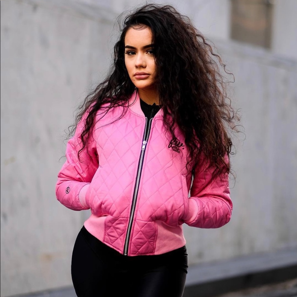 Pink Bomber Jacket